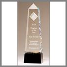 crystal pillar award