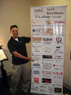 spnsor banner on banner stand