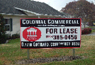 real estate field sign